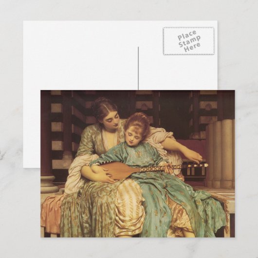 De muziekles briefkaart (Voorkant / Achterkant)