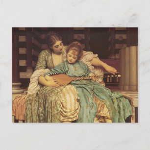 De muziekles briefkaart