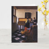 De muziekles kaart (Gele Bloem)