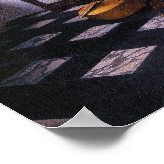 De muziekles poster (Hoek)