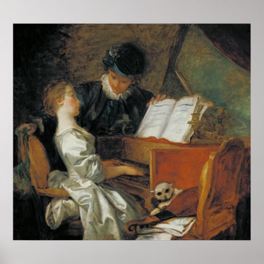 De muziekles poster (Voorkant)