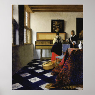 De muziekles poster