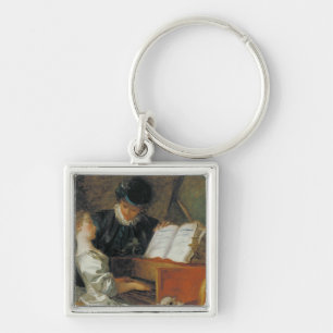 De muziekles sleutelhanger