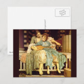 De muziekles van Frederic Leighton Briefkaart (Voorkant / Achterkant)