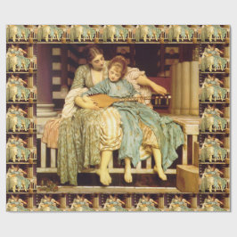 De muziekles van Frederic Leighton Cadeaupapier