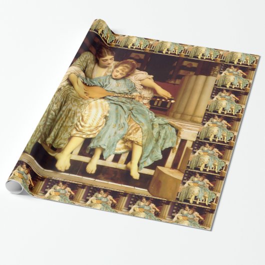 De muziekles van Frederic Leighton Cadeaupapier (Uitgerold)