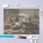 De muziekles van Henriette Ronner-Knip Tissuepapier (Craft)