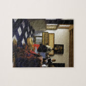 De muziekles van Johannes Vermeer Legpuzzel (Horizontaal)