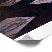 De muziekles van Johannes Vermeer Poster (Hoek)