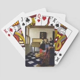 De muziekles van Johannes Vermeer Speelkaarten