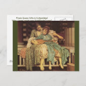 De muziekles voor Raphaelite Briefkaart (Voorkant / Achterkant)