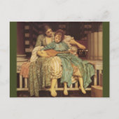 De muziekles voor Raphaelite Briefkaart (Voorkant)