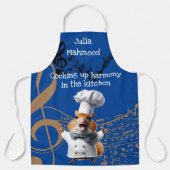 De muziekliefhebber van de zusters kookt muis schort (Voorkant)