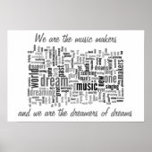 De muziekmakers poster (Voorkant)