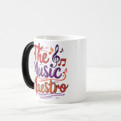 De muziekmeester magische mok (Voorkant links)