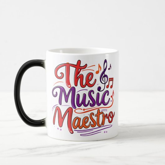 De muziekmeester magische mok (Links)