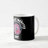 De muziekmonster gepersonaliseerde koffiemok (Voorkant rechts)