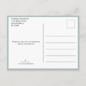 De Muzieknoten van de Glas van het zee sparen het  Aankondigingskaart (Achterkant)