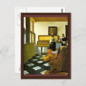 De muziekopleiding van Vermeer Van Delft Jan Briefkaart (Voorkant / Achterkant)
