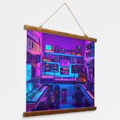 De muziekruimte hangend wandkleed (Gebogen)