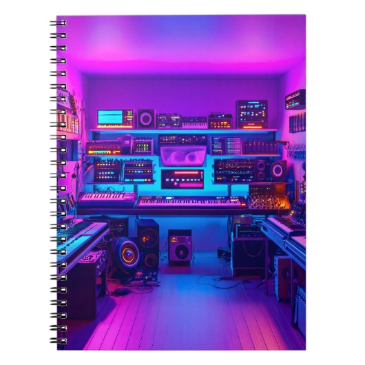 De muziekruimte notitieboek (Voorkant)