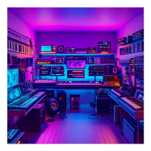 De muziekruimte perfect poster (Voorkant)