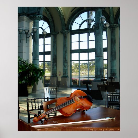 De muziekruimte poster (Voorkant)