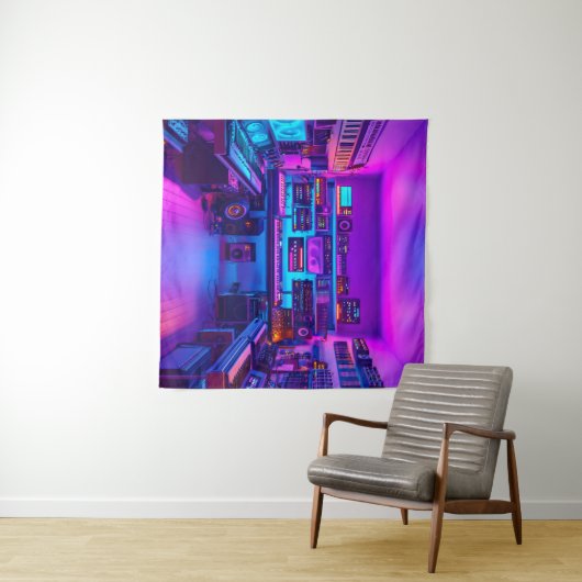 De muziekruimte wandkleed (In Situ (horizontaal))