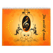 De muziekwereld kalender (Hoes)