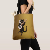 De muzikale kat, tote bag (Dichtbij)