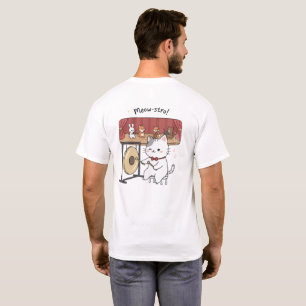De muzikale Meow-stro en vrienden T-shirt
