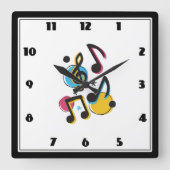 De muzikale wandklok (Voorkant)