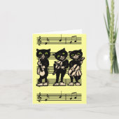 De muzikale Zwarte Kaart van de Nota van Katten (Voorkant)
