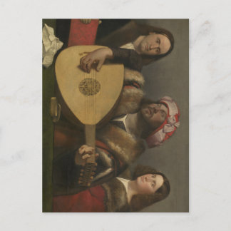 De muzikant briefkaart