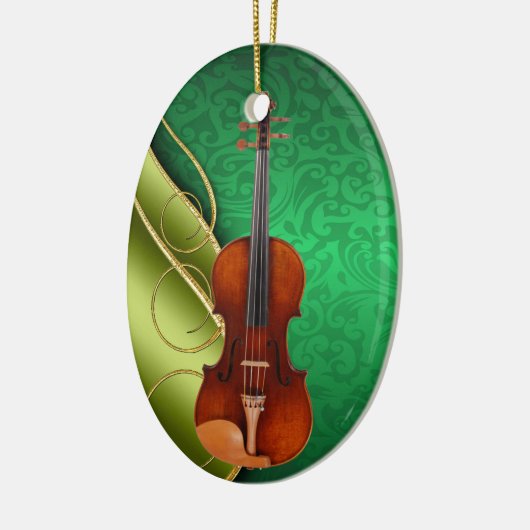 De muzikant keramisch ornament (Links)