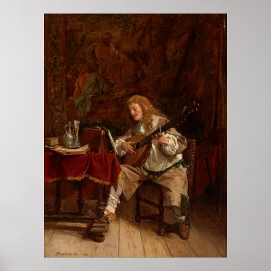 De muzikant poster (Voorkant)