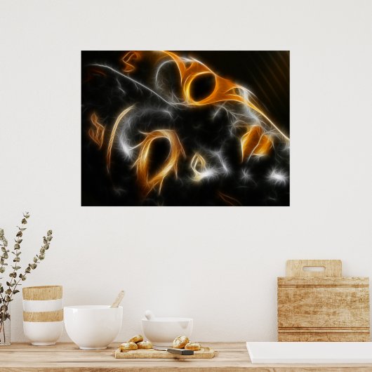 De muzikant poster (Keuken)