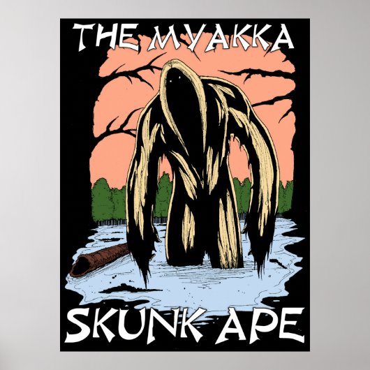 De Myakka Skunk Ape Poster (Voorkant)