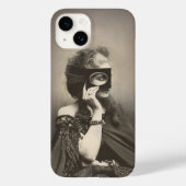 De mysterieuze gravin Castiglione gemaskerde dame Case-Mate iPhone Case (Achterkant)
