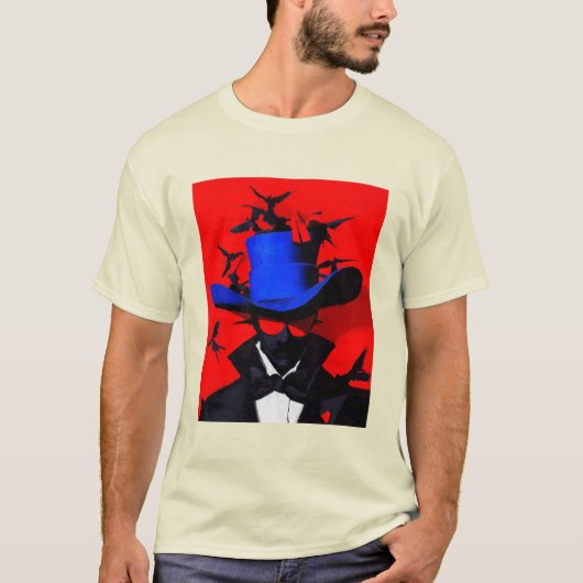 De mysterieuze heer Draag flair en zelfvertrouwen T-shirt (Voorkant)
