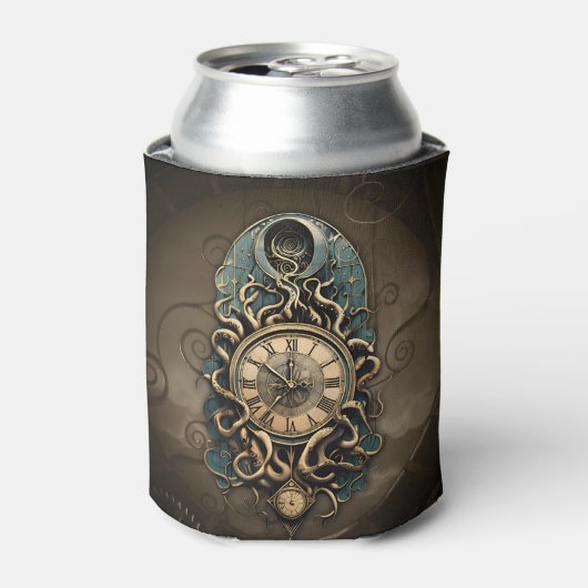 De mysterieuze steampunk beweging. blikjeskoeler (Blikje Voorkant)