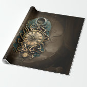 De mysterieuze steampunk beweging. cadeaupapier (Uitgerold)