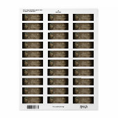 De mysterieuze steampunk-beweging etiket (Full Sheet)