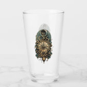 De mysterieuze steampunk beweging. glas (Achterkant)