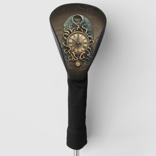 De mysterieuze steampunk beweging. golfheadcover (Voorkant)