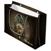 De mysterieuze steampunk beweging. groot cadeauzakje (Voorkant Gekanteld)