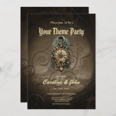 De mysterieuze steampunk beweging. kaart (Voorkant / Achterkant)