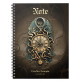 De mysterieuze steampunk beweging. notitieboek (Voorkant)