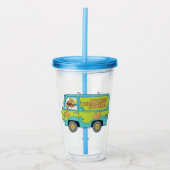 De Mystery Machine Linkerzijde Acryl Drinkbeker (Voorkant)