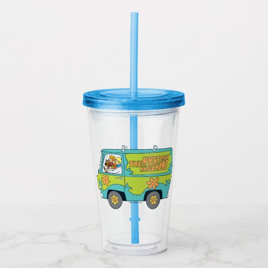 De Mystery Machine Linkerzijde Acryl Drinkbeker (Voorkant)